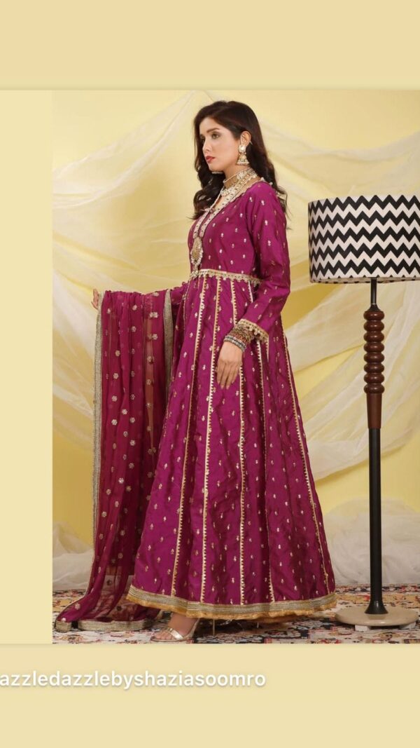Magenta Anarkali