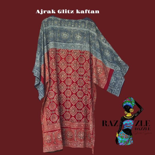 ✨ Ajrak Glitz Kaftan ✨