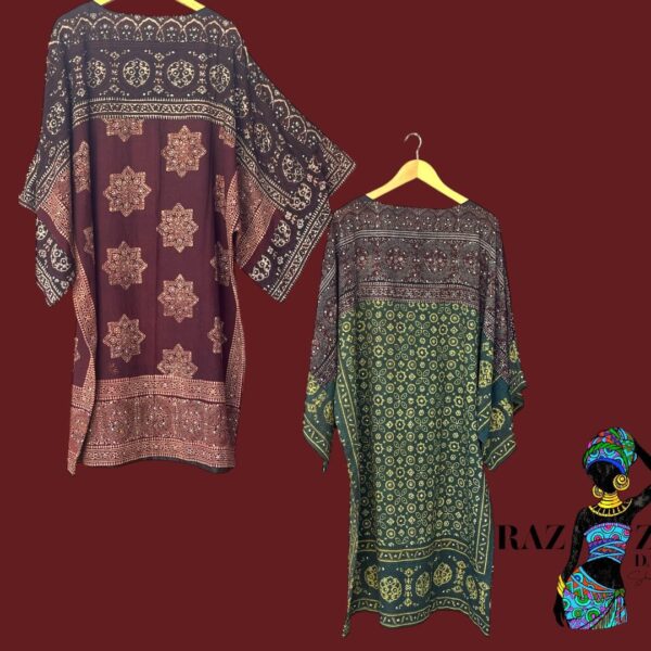 ✨ Ajrak Glitz Kaftan ✨